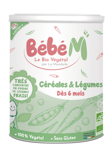 Bébé MANDORLE Céréales & Légumes.